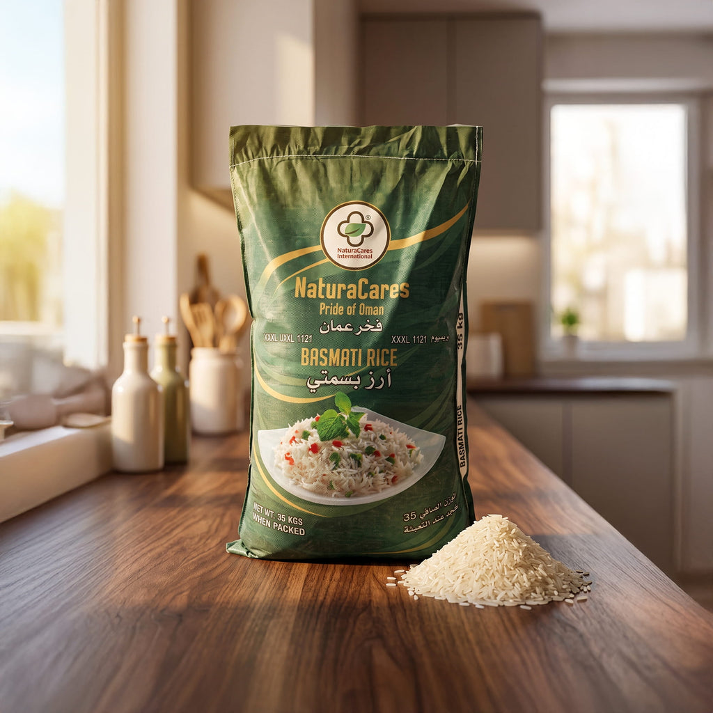 NaturaCares Premium Basmati Rice 1121 – 35KG